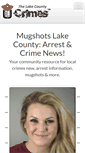 Mobile Screenshot of mugshotslakecounty.com